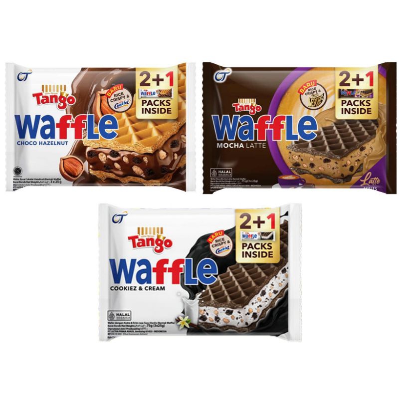 

Tango Waffle choco hazelnut Cookiez Cream isi 3 x 25 g