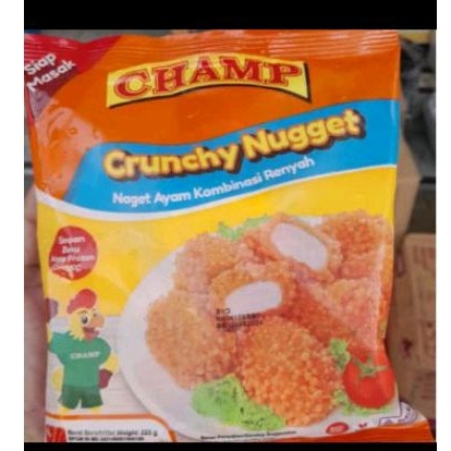

CHICKEN NUGGET CRUNCHY by CHAMP 225gram