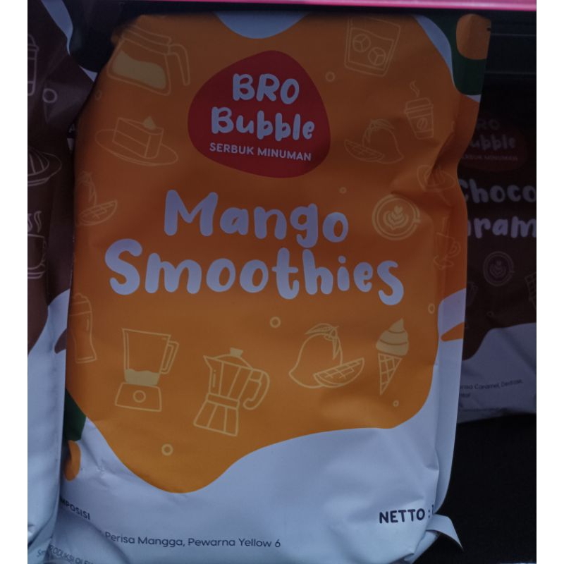 

Bubuk Minuman Bro Bubble Rasa Manggo Smoothies 1kg