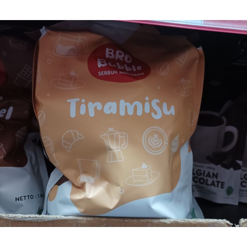 

Bubuk Minuman Bro Bubble Rasa Tiramisu 1kg