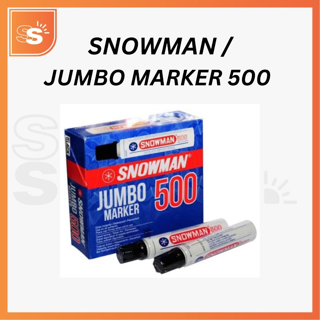 

SPIDOL PERMANENT JUMBO SNOWMAN 500 /SNOWMAN PERMANENT MARKER