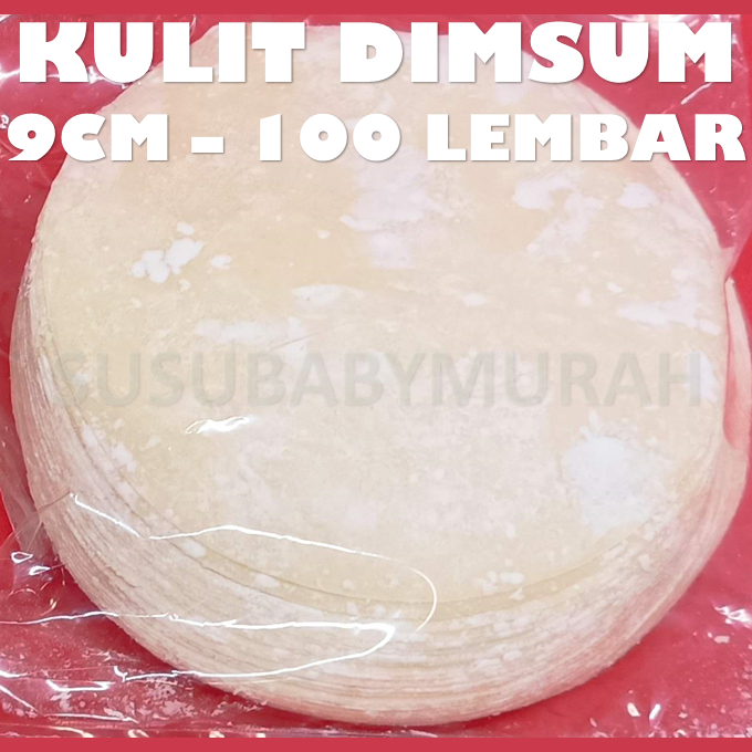 

KULIT DIMSUM BULAT UKURAN 9CM, ISI 100 LEMBAR /PER PAK - SUSU BABY MURAH