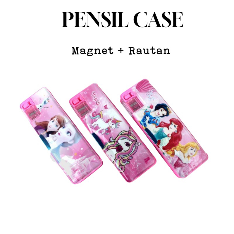 

SM - Kotak Pensil Magnet Karakter + Ada Rautan