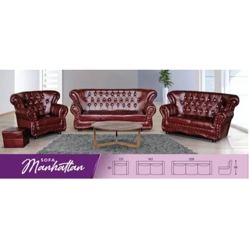Sofa Violet Manhattan Jumbo 321