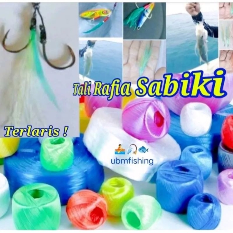 Rafia sabiki umpan pancing Rafia Bangka umpan ikan tali rafia sabiki