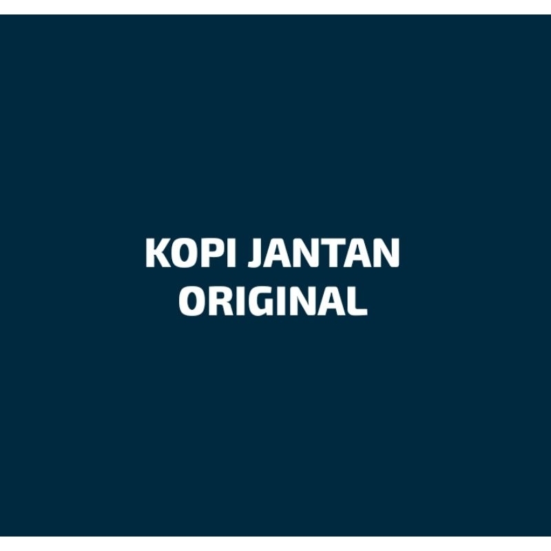 

Kopi jantannn 10 sachet