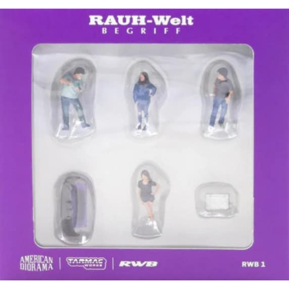 Tarmac T64F-009-BK Figurines RWB 1 Parts Scale