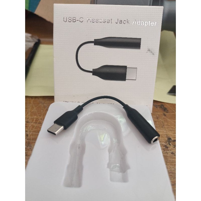 Usb c Headset jack adapter Jack headset tipe c Sambungan headset lebar type c