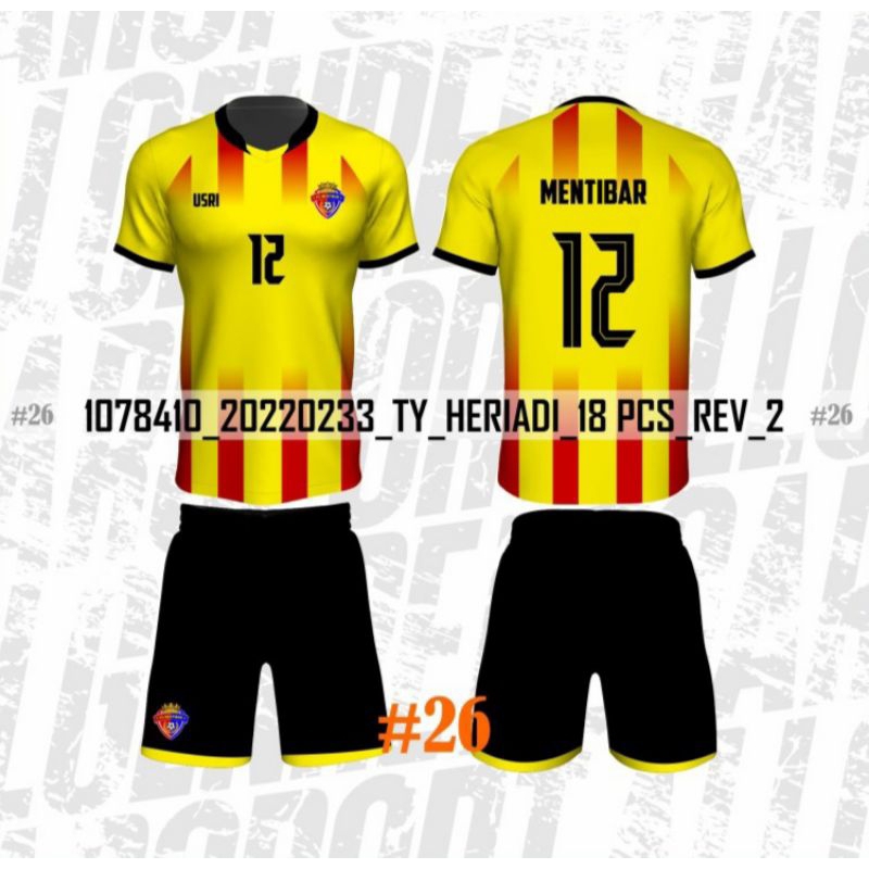 JERSEY BOLA FUTSAL CUSTOM PRE ORDER ORIGINAL REGARSPORT BELI 2 GRATIS 1