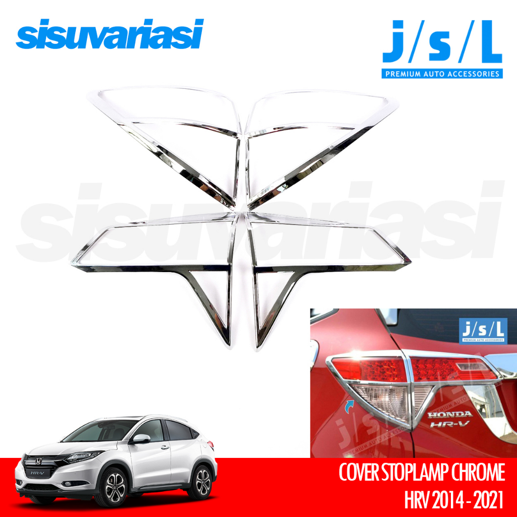 Aksesoris Honda HRV JSL Cover Stoplamp Garnish Lampu Belakang Chrome