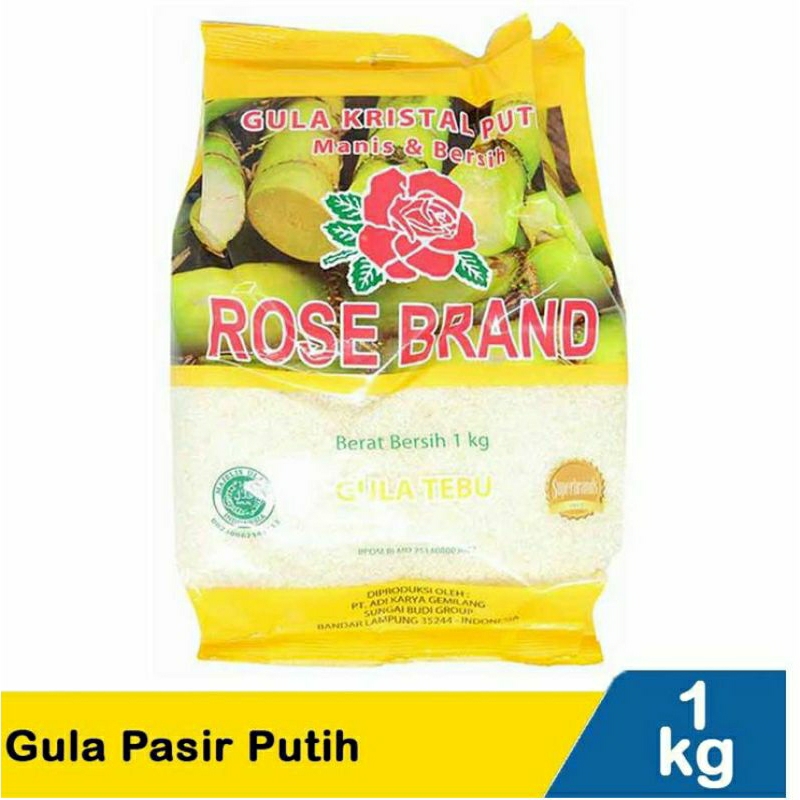 

ROSE BRAND GULA KEMASAN PREMIUM 1 KG