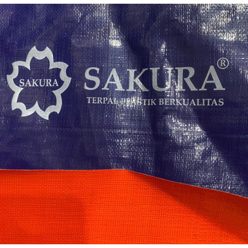 Terpal plastik A5 Sakura 2x100 Meter (1 Roll)