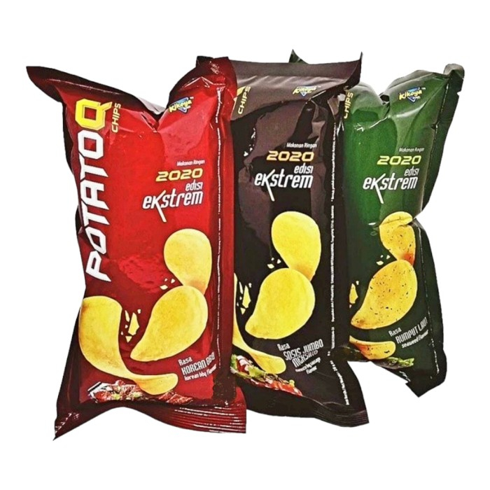 kikoya POTATO Q CHIPS halal makanan ringan all variant