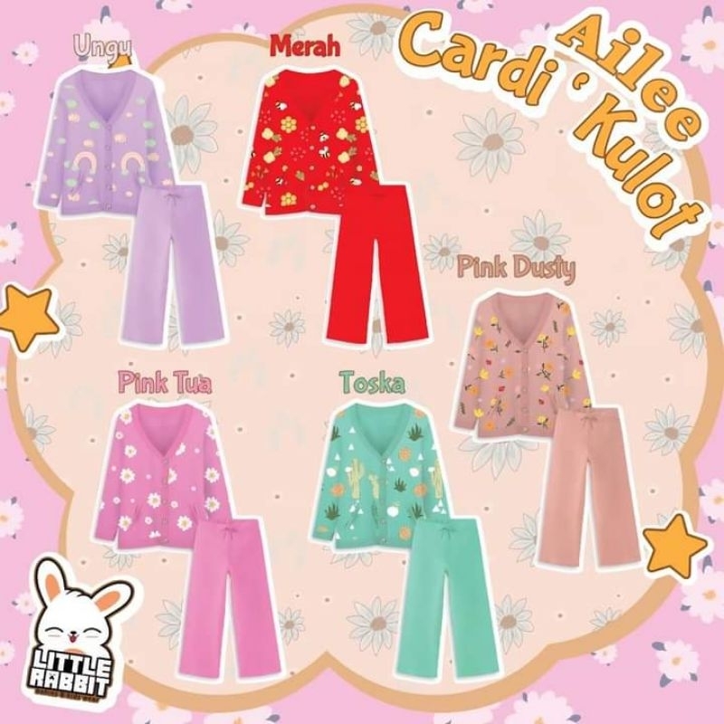 Setelan Anak Cardi Kulot Ailee Little Rabbit
