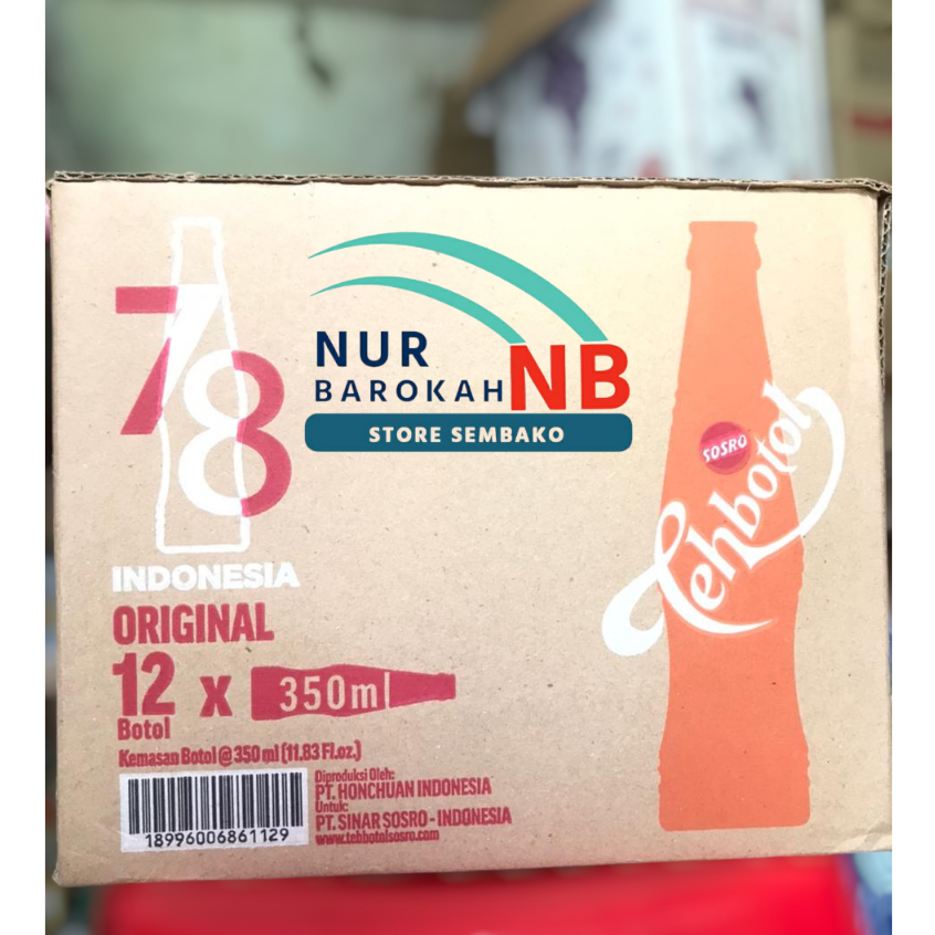 

Teh Botol Sosro Original 1 Dus (Isi 12 Botol) 350ml