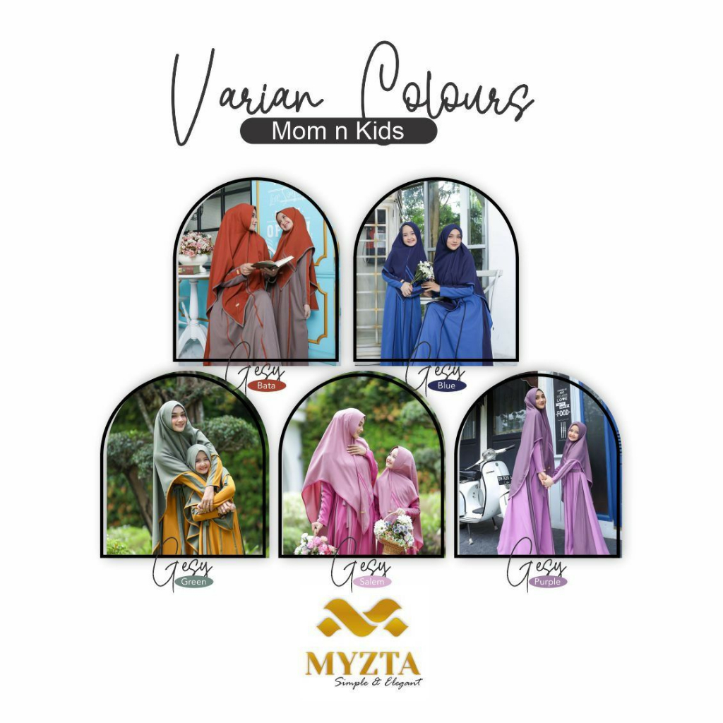 GESY MOM SET KHIMAR BY MYZTA