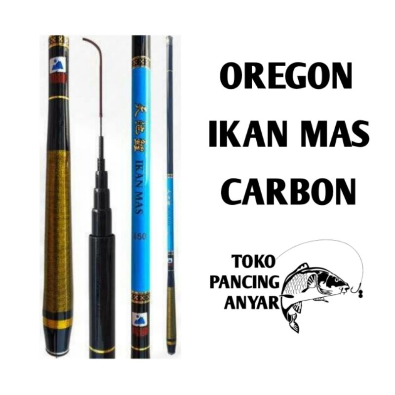 Joran Tegek Oregon ikan mas