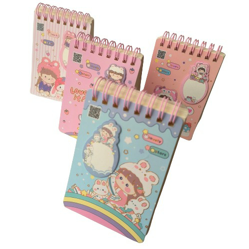 

Diary Notebook Spiral Lovely Stars Bukaan Atas