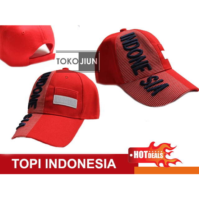 Topi Indonesia Merah Putih Topi Casual