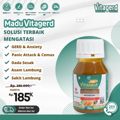 Madu Vitagerd Obat Herbal Lambung Madu Gerd Manjur Efektif Mengatasi Sakit Perut Sakit Pencernaan Vi
