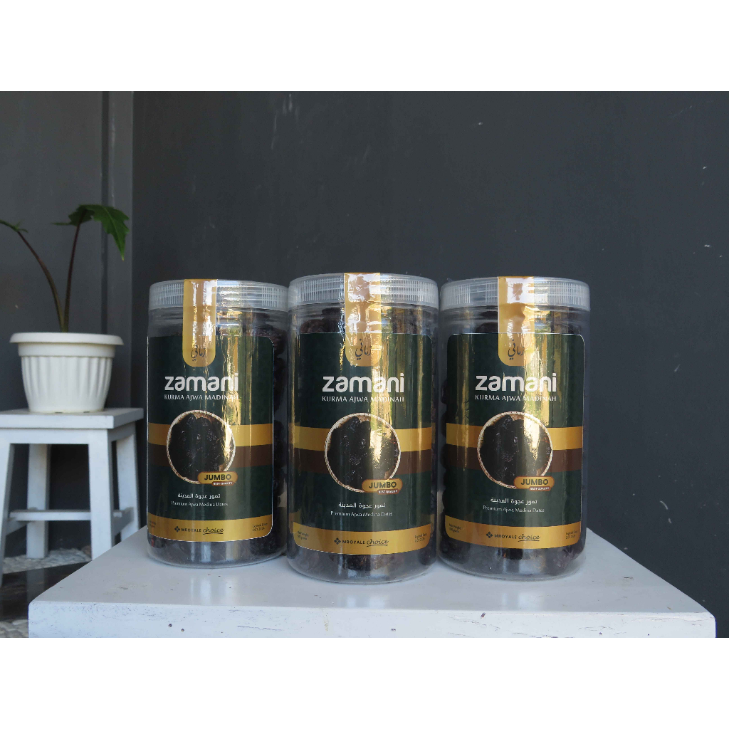 

ZAMANI Kurma AJWA AL MADINAH (Premium Ajwa Medina Dates)