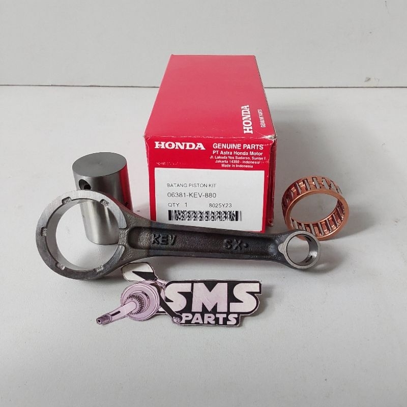Connecting Rod Stang Seher Stang Piston Kit Honda Supra X 100cc Astrea Grand Original 06381 KEV 880