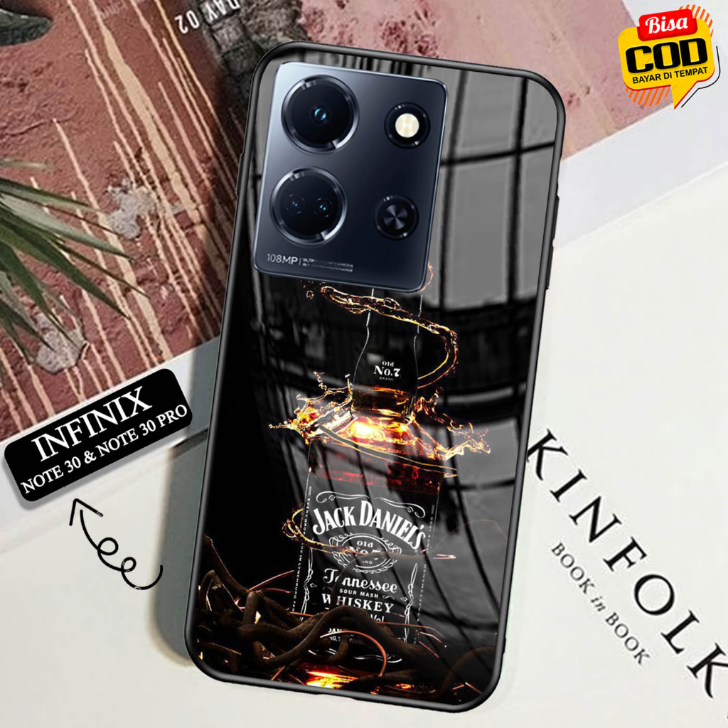 Softcase Glass Kaca INFINIX NOTE 30 & NOTE 30 PRO - Case Hp Pelindung HandphoneINFINIX NOTE 30 & NOT