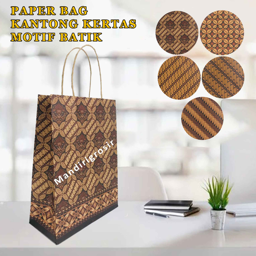 

Kantong Kertas * Paper Bag * Motif Batik * Kantong Small