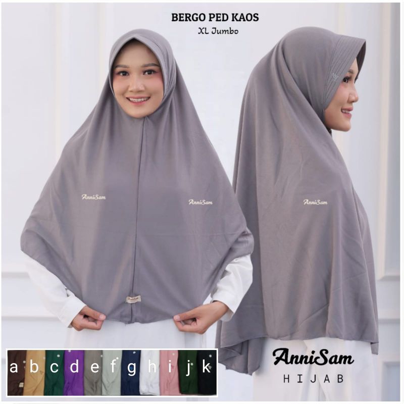 ANNISAM ~ Rabbani kw Polos UK L / XL / jilbab sekolah smp sma / Simple Polos Jumbo / Standart / Non 