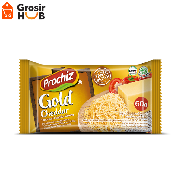 

Keju Prochiz Gold Cheddar 60gr