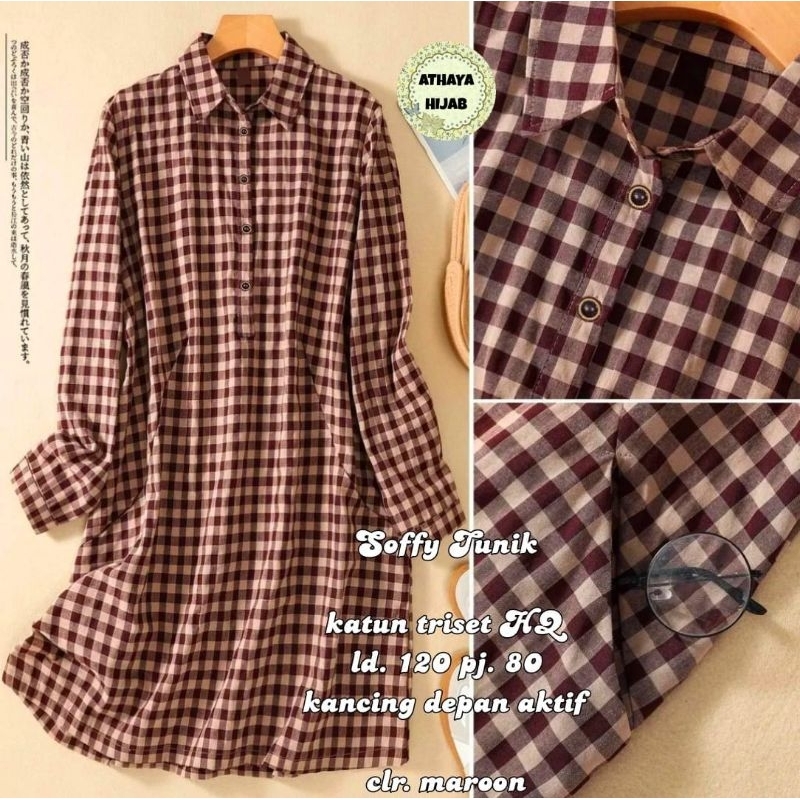 TUNIK JUMBO•SOFFY TUNIK•BY ATHAYA HIJAB