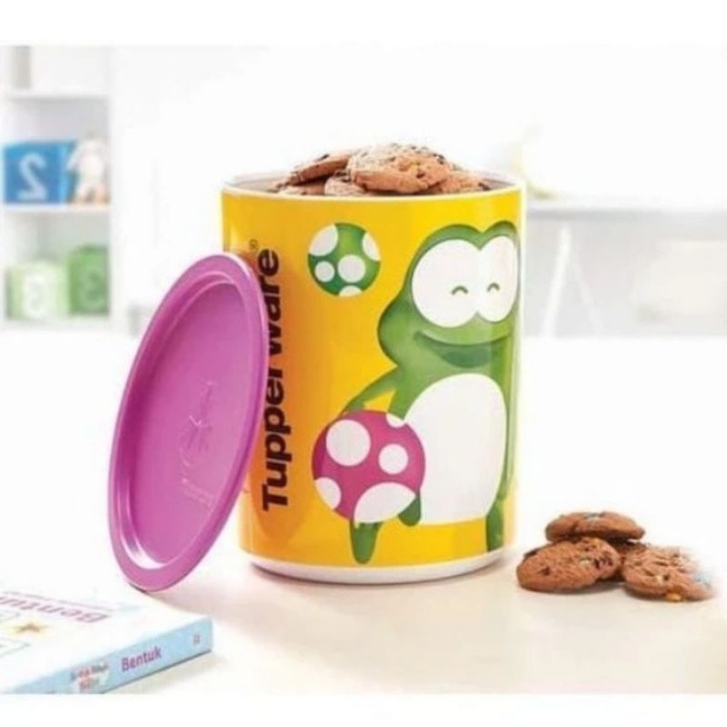 Tupperware - Toples Poppy Cabister Playfull ( Toples Susu ) 1pcs