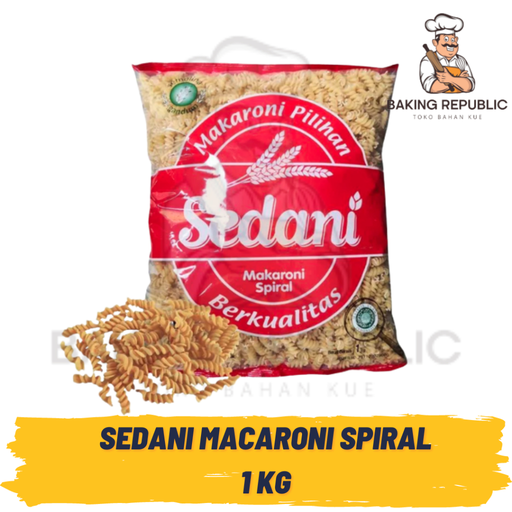 

SEDANI | MACARONI SPIRAL | MACARONI ULIR | 1 KG