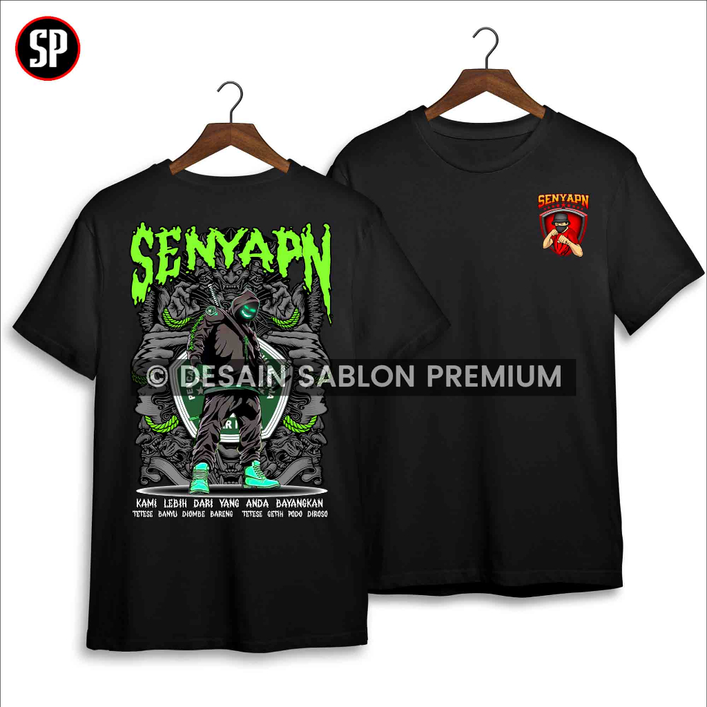 Kaos Pagar Nusa Distro Terbaru - PN Senyapn Raja Duel Keren - Kaos Gasmi Pencak Dor Exekutor Panatik