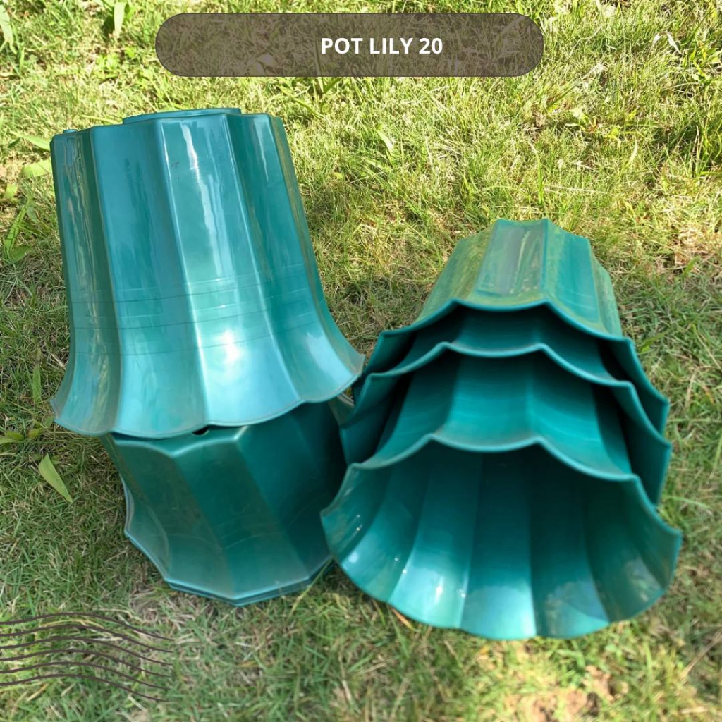 Pot Bunga Plastik / Pot Lily 20