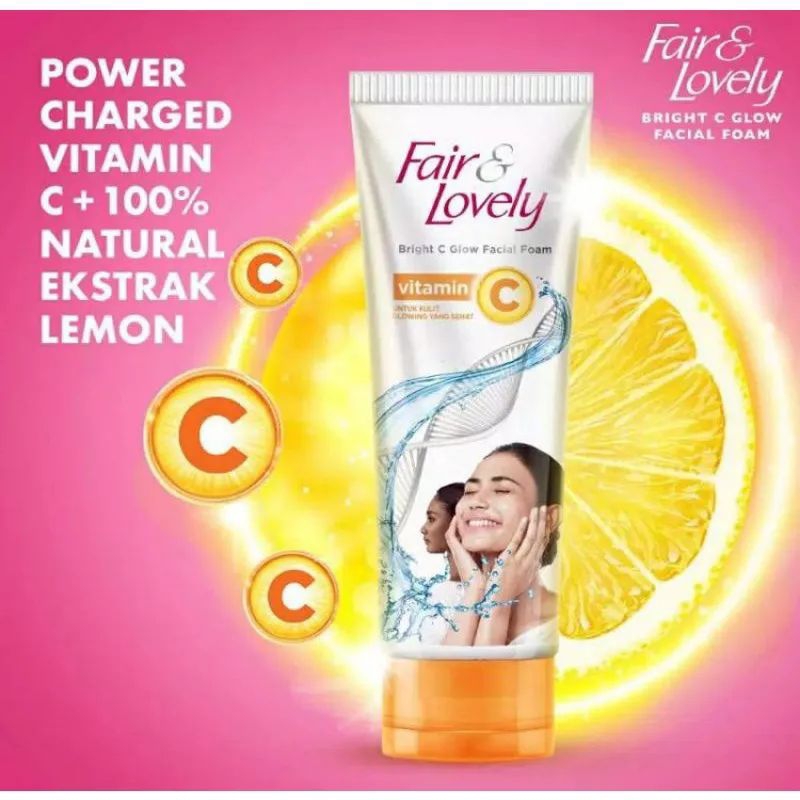 facial foam fair and lovely facial wash fair and lovely vitamin c 100ml