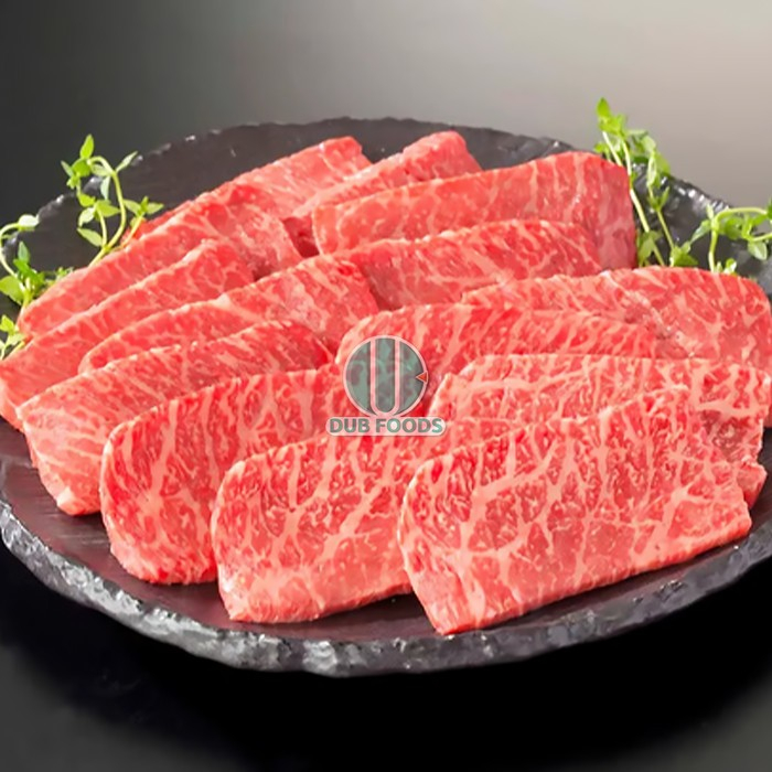 

WAGYU A5 NISHIAWA TOPSIDE SLICED (for shabu/steamboat) @ 100 gram