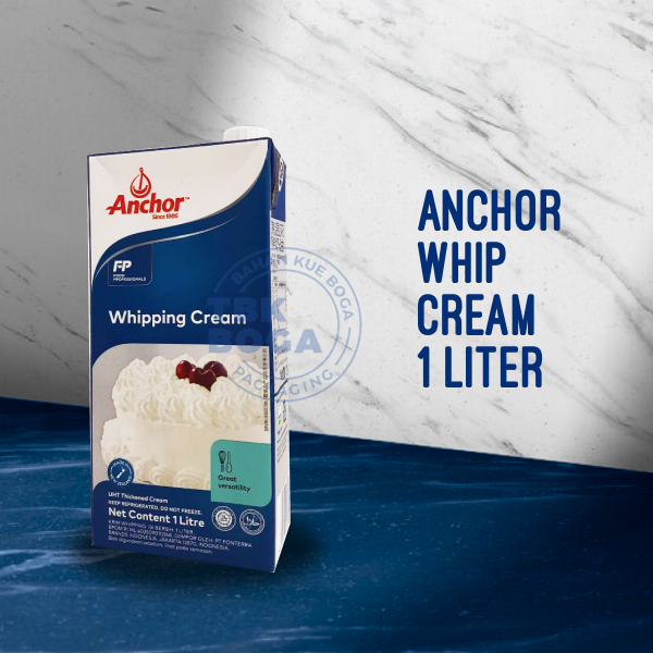 

Anchor Whip Cream ( 1 liter ) Whipping Krim Dairy Cair Susu