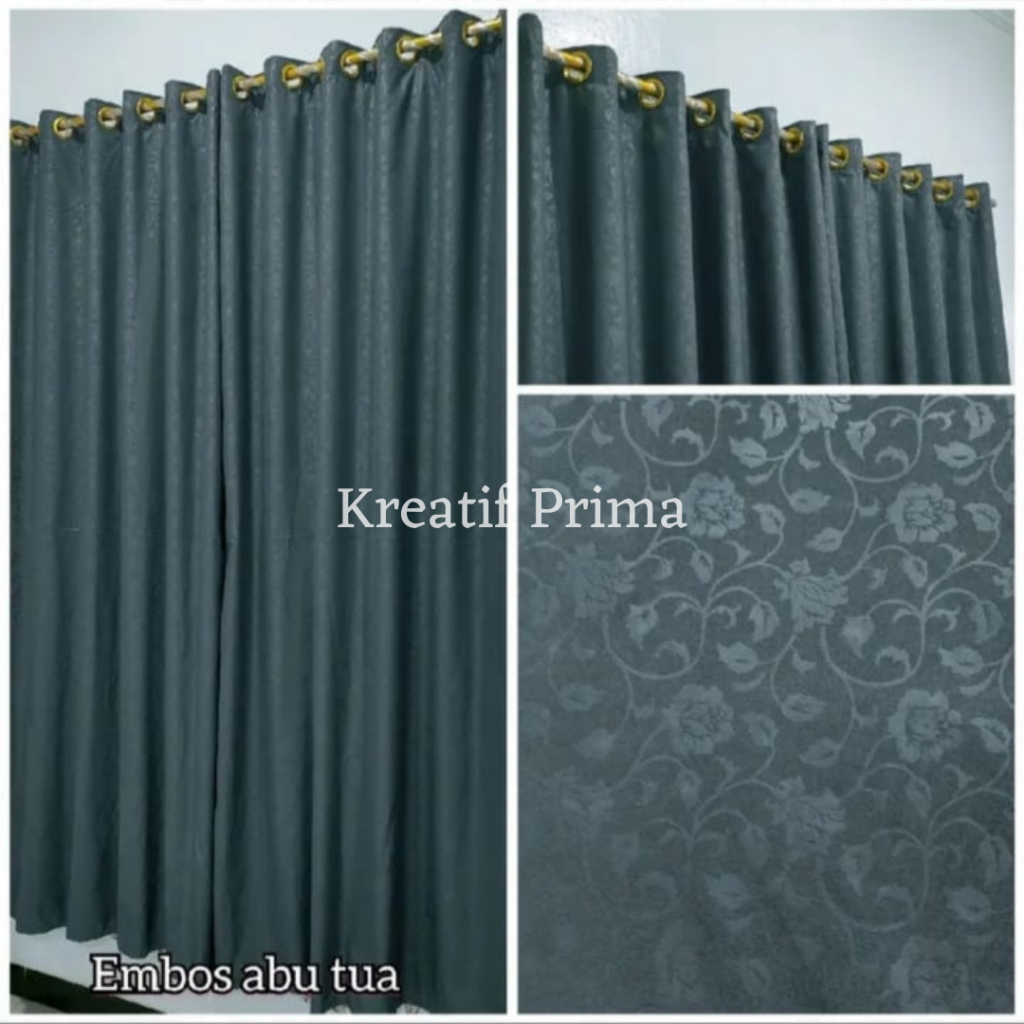 Gorden rumahan hitam - ELegant - foto pemanis saja