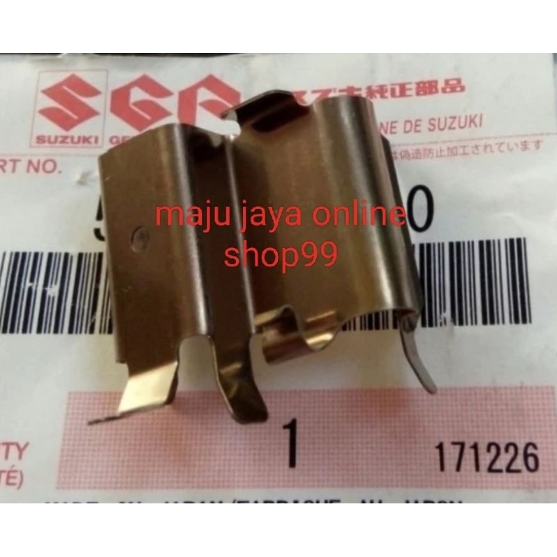 Plate kampas rem depan grand Vitara asli