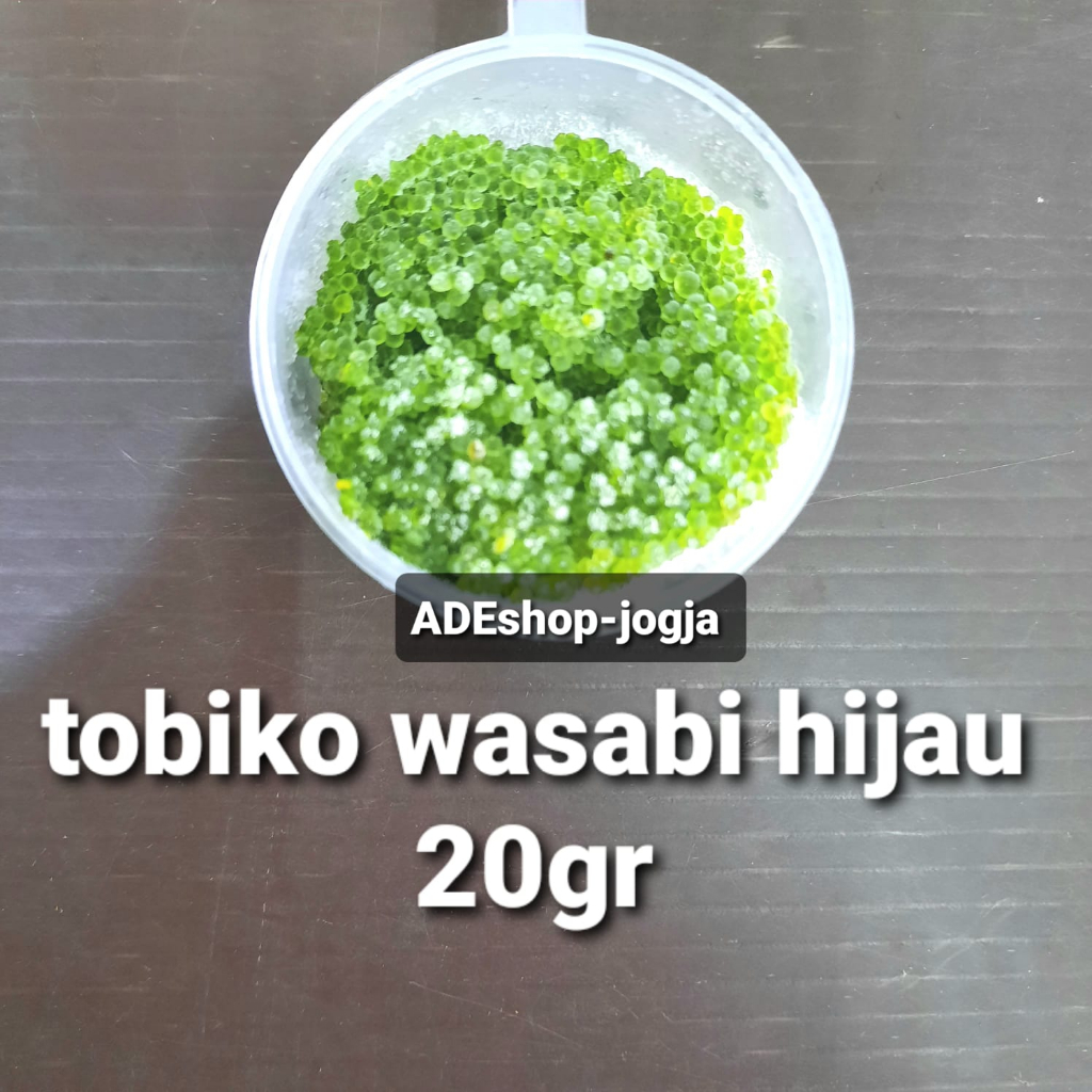 

Tobiko Wasabi 20 gr hijau Telur Ikan terbang Flying fish roe sushi