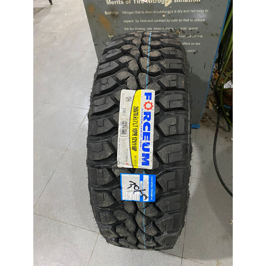 BAN MOBIL R17 UKURAN 265 70 R17 MERK FORCEUM MT08 PLUS MURAH FREE PASANG