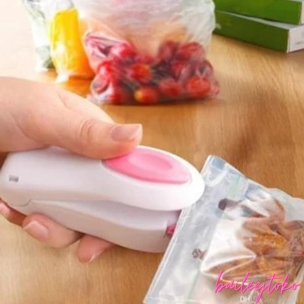 [BLJ] Mini Hand Sealer Alat Vakum Plastik Makanan Snack Portable / Perekat Snack Makanan
