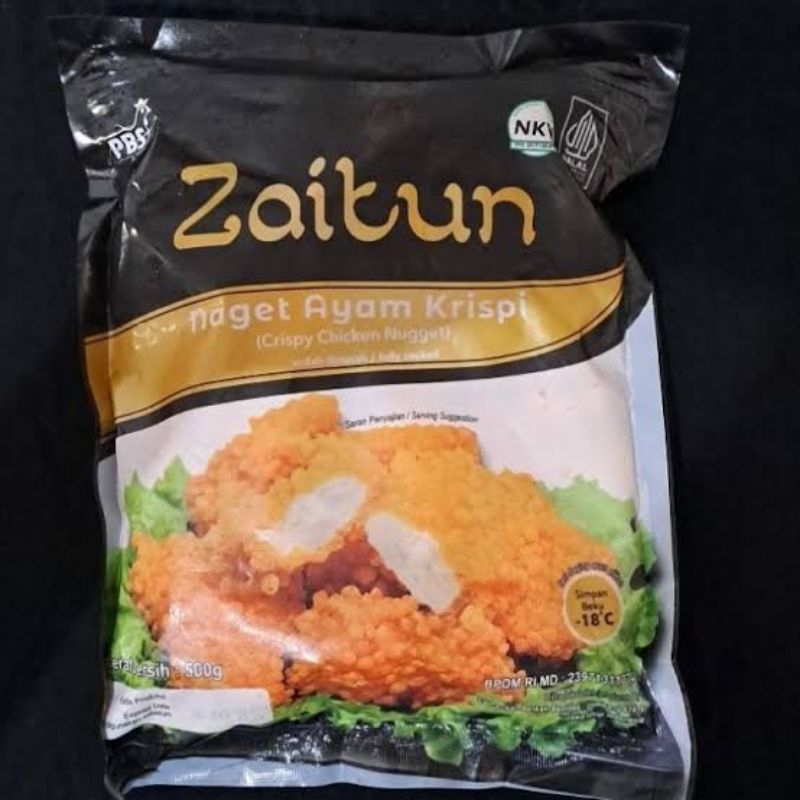 

nuget crispy zaitun, nuget ayam zaitun 500gr