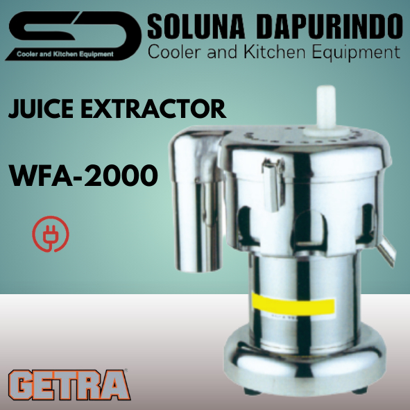 GETRA Juicer Extractor WFA-2000 / Mesin Otomatis Pemisah Sari Buah dengan Ampas / WFA2000