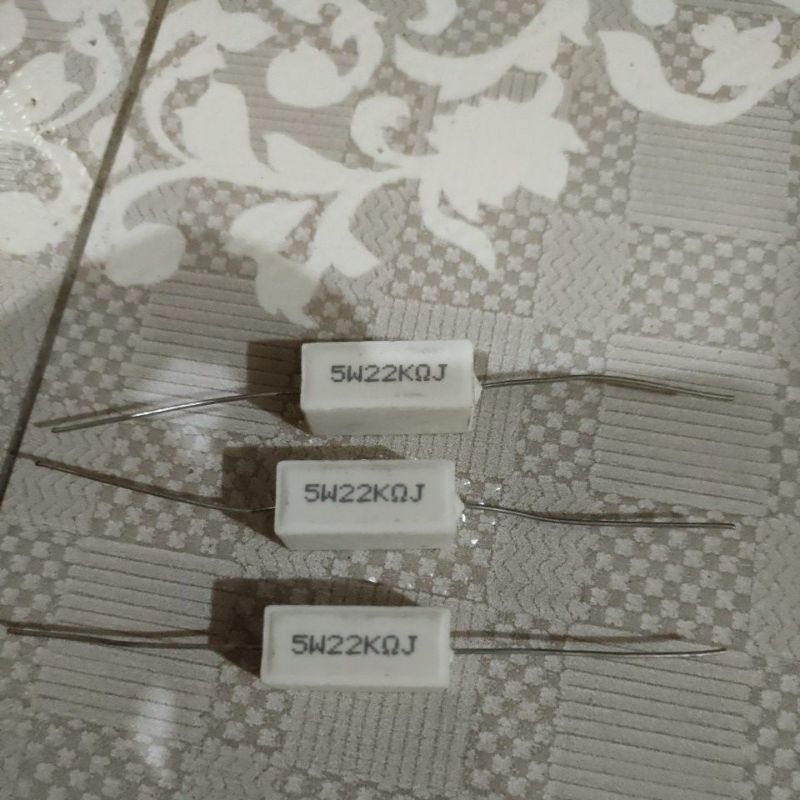 resistor 5wat 22k Taiwan original