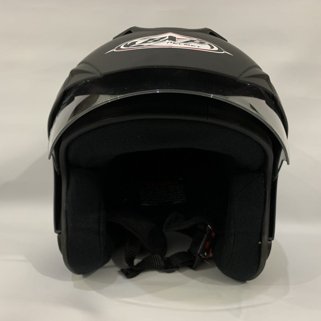 Helm Sni Indonesia Helm Dewasa Helm Keren Helm Motor BXP SNI Hitam Doff Kaca Bening