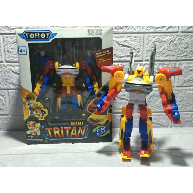 MAINAN ROBOT TRITAN / MAINAN TOBOT TRITAN / MAINAN MOBIL JADI ROBOT