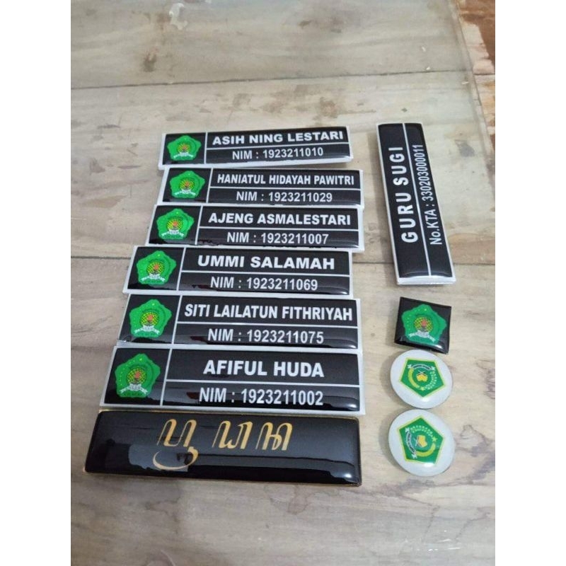 

Cetak Tanda Pengenal Nama Nametag