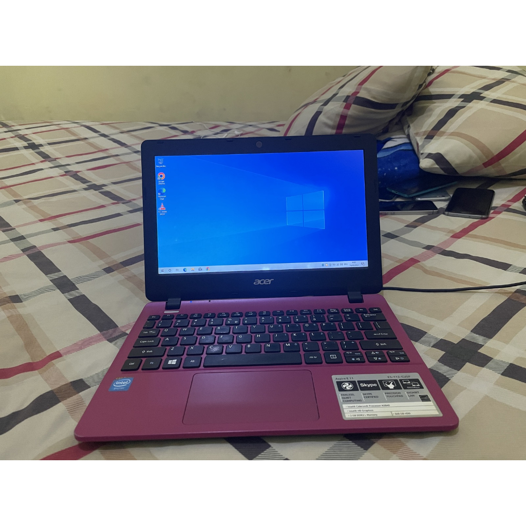 Laptop second Acer Aspire E 11 Ram 8GB SSD 128GB